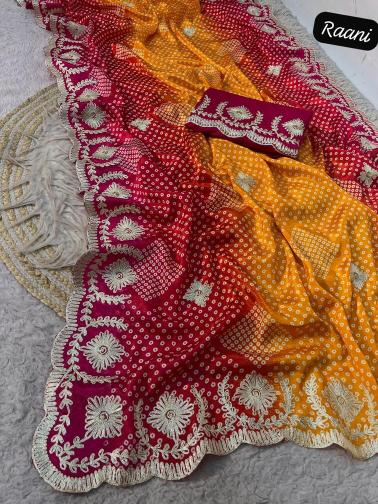 Vinayak bandej print b2b saree business